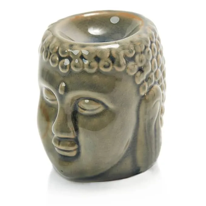 8CM Buddha Head Oil Burner (Dark)