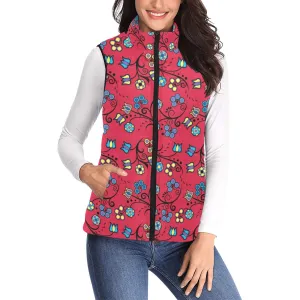 Blue Trio Cardinal Women's Padded Vest Jacket