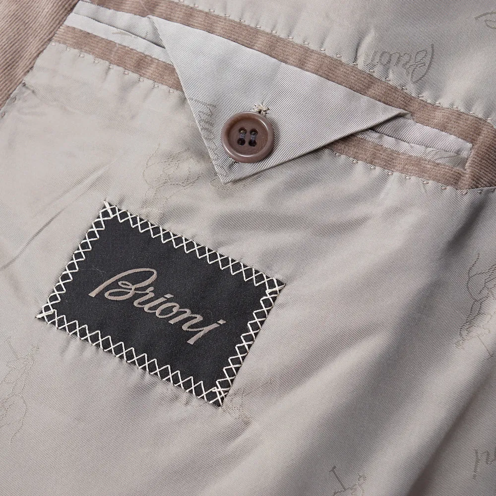 Brioni Dove Beige Cotton-Cashmere Suit