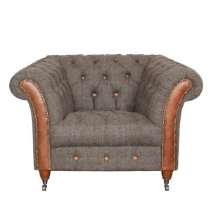 Chester Club Chair - Moreland Harris Tweed