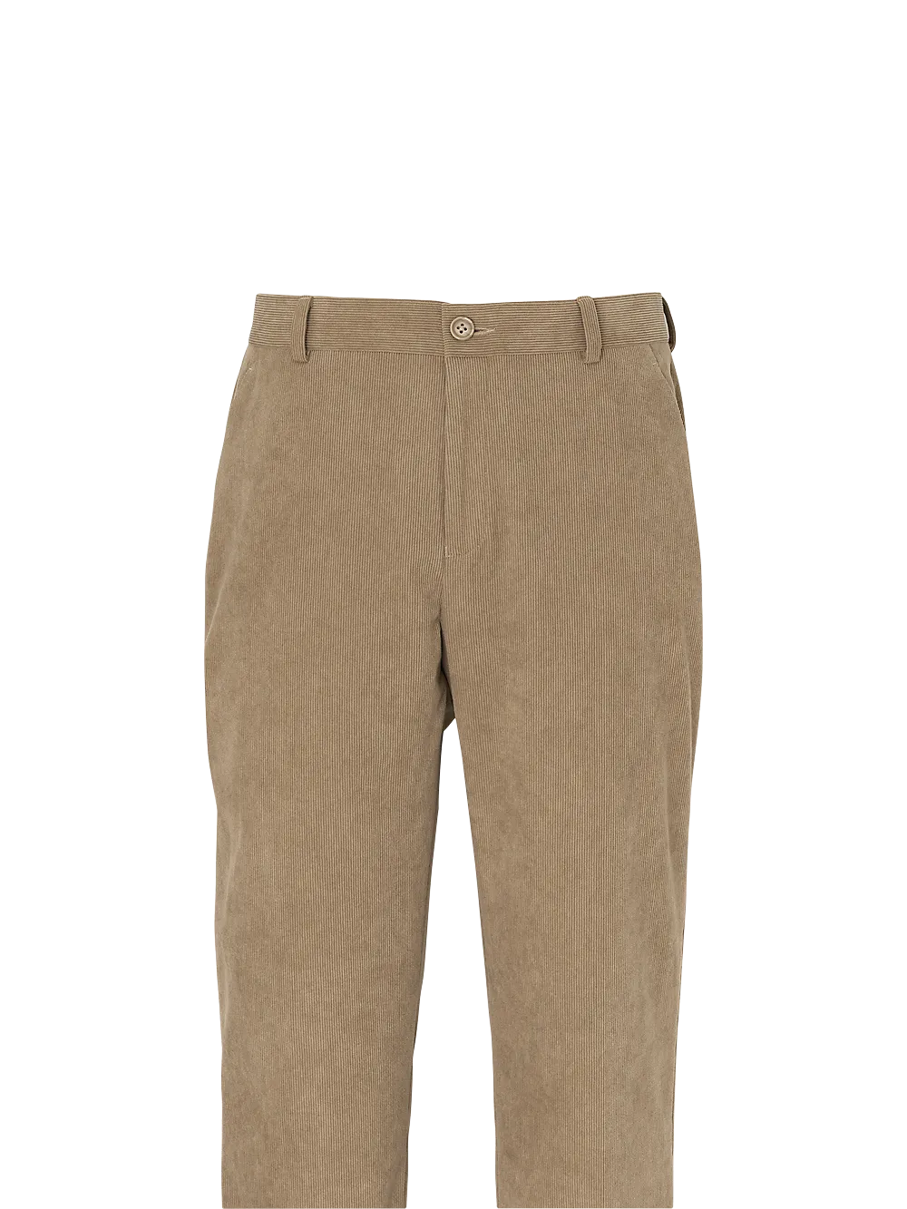 Corduroy Flat Front Pants - Sage