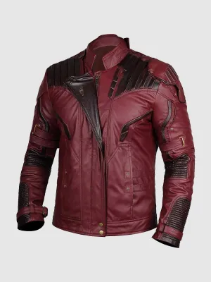 Dark Red Leather Jacket