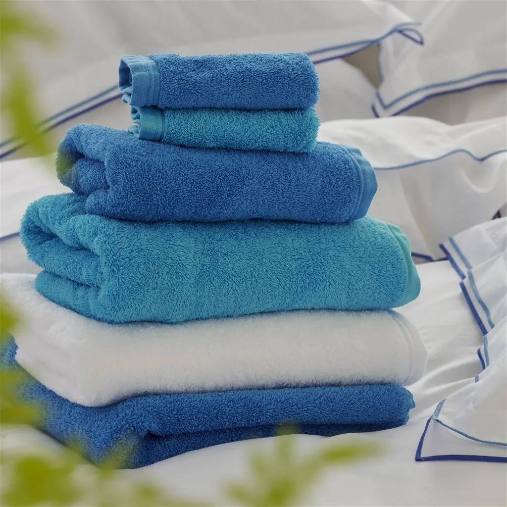 Designers Guild Loweswater Cobalt Towels