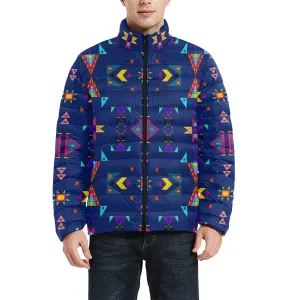 Enemy Territory Dark Navy Men's Padded Jacket