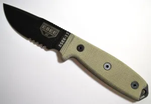 ESEE-3MIL Serrated Edge w Black Blade