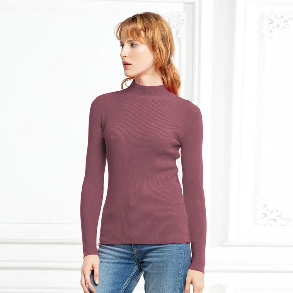 Jean Cotton Women's Turtleneck Sweater