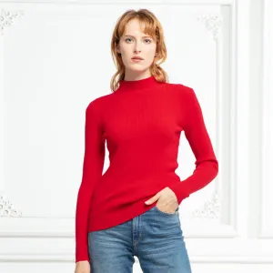 Jean Cotton Women's Turtleneck Sweater