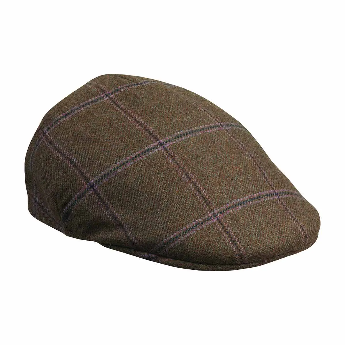 Laksen Pippa Women's Tweed Drivers Flat Cap