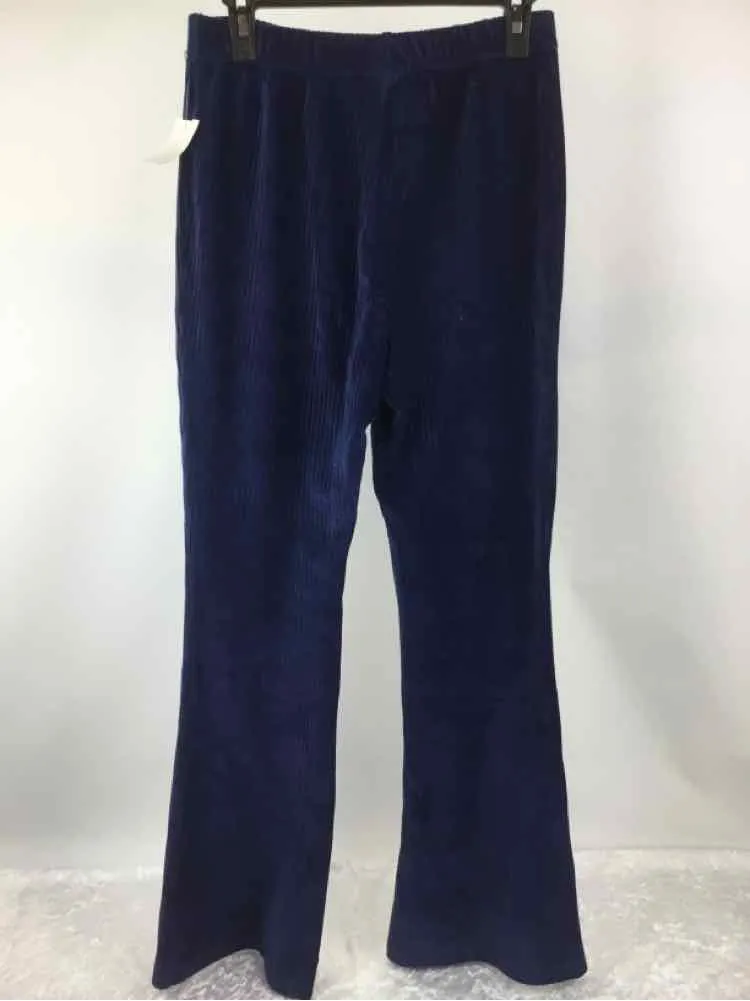 LulaRoe Women Size M Blue NWOT corduroy Pull On Flare Pants