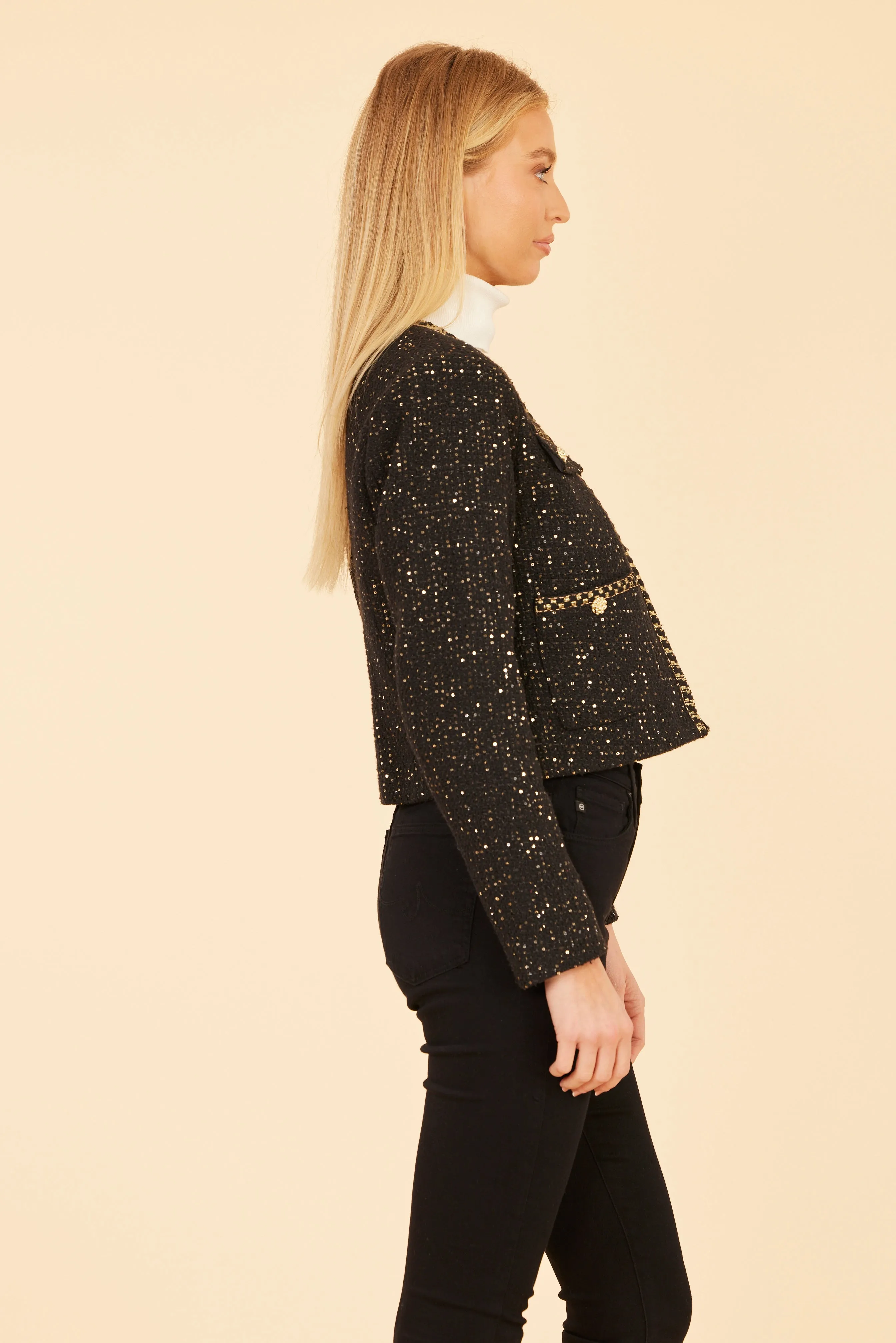 Lurex Tweed Jacket