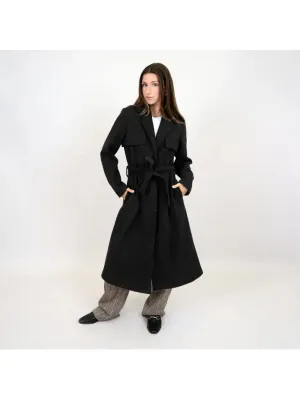 Maddison Belted Military Coat