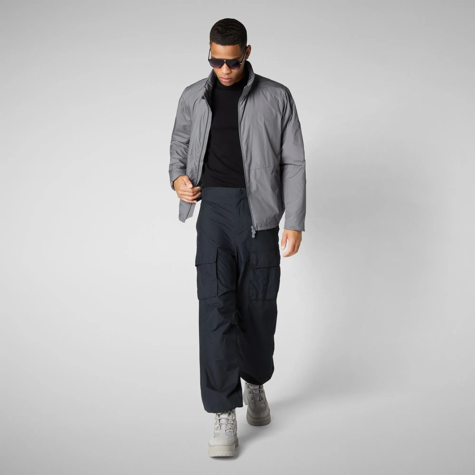 Men's  Jacket Roland in Mid Grey