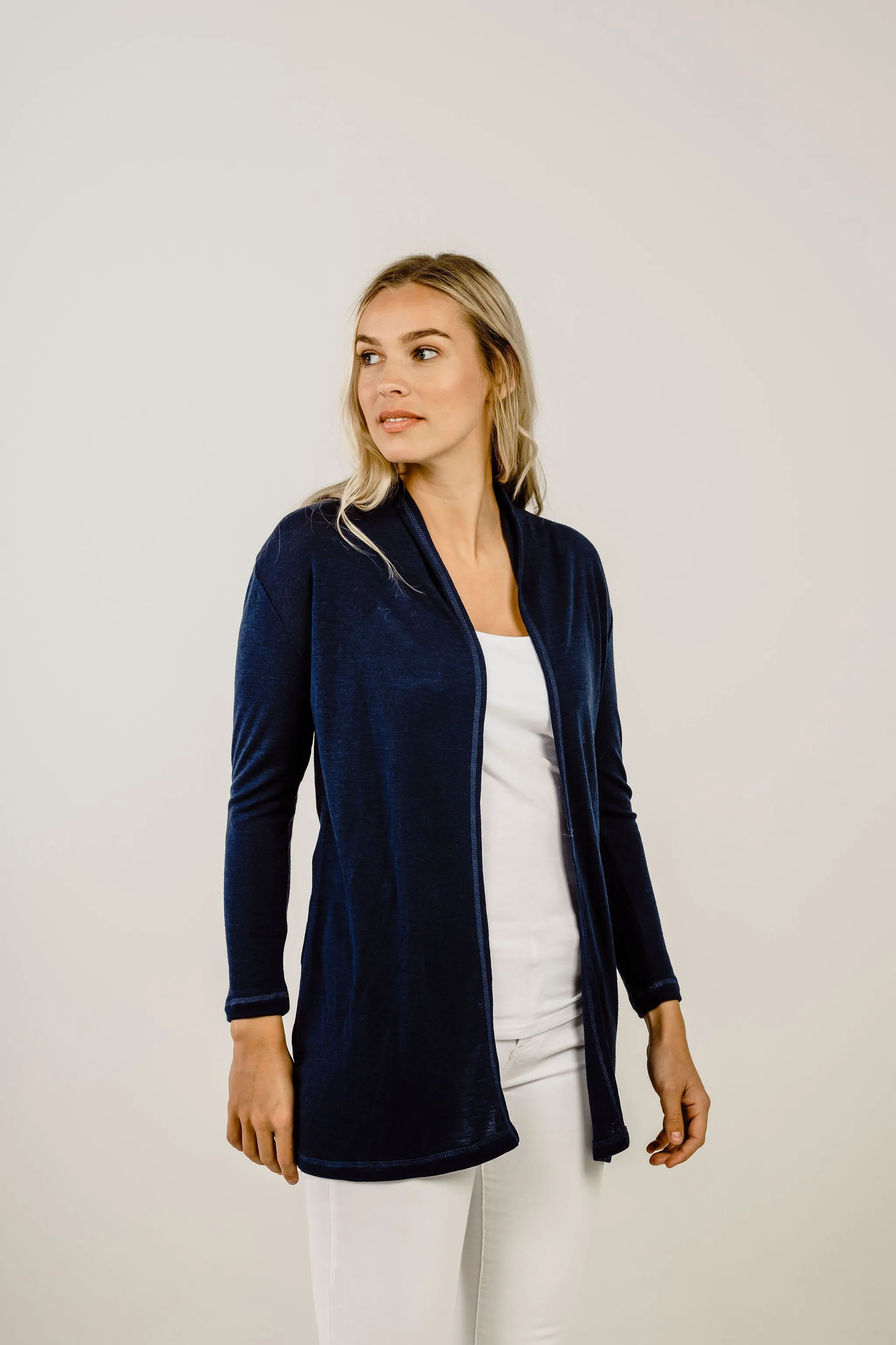 Merino Wrap Cardigan