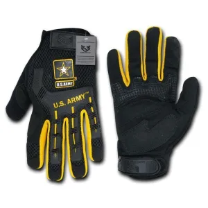 Military US Army Molded Knuckle Mechanics Work Gloves