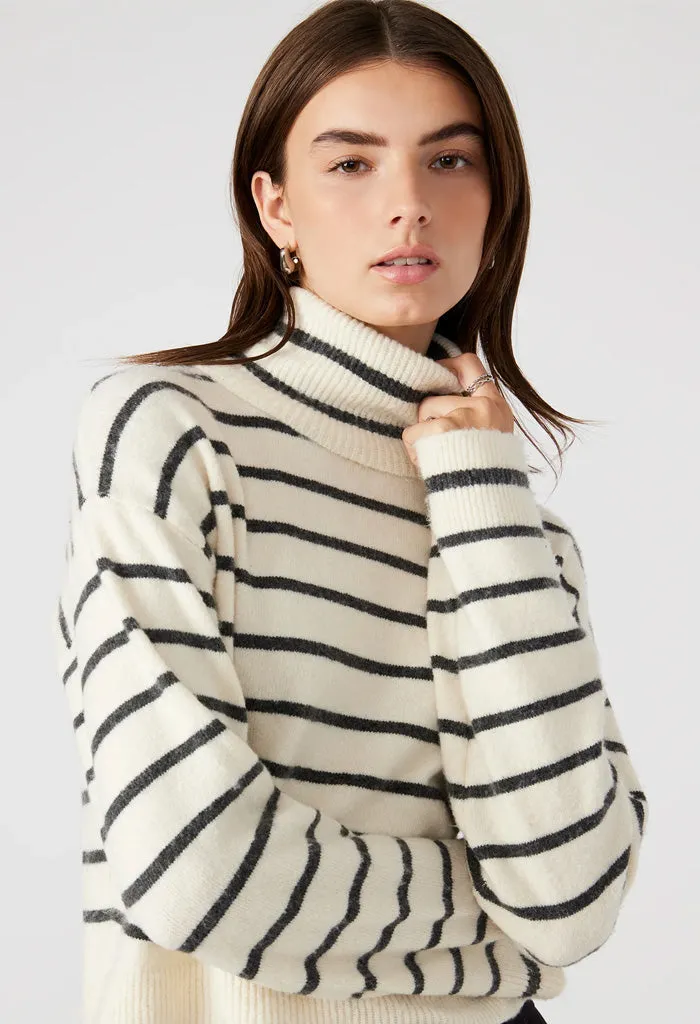 Narsha Sweater-Ivory Stripe