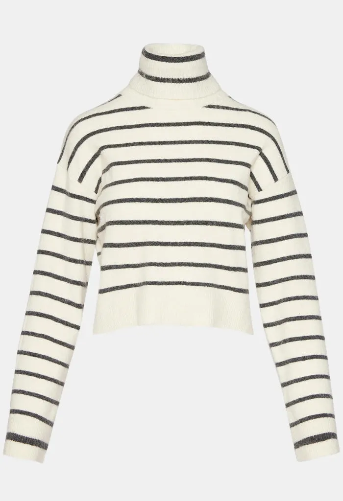 Narsha Sweater-Ivory Stripe