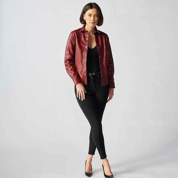 Nottingham Leather Jacket For Women