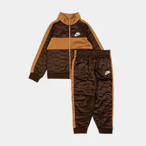 NSW Textured Club Sport Infant Toddler Set (Brown)