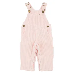 oh baby! Corduroy Bibbed Overalls - Barely Pink