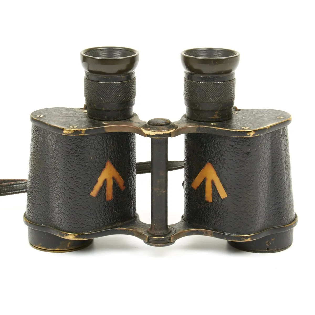 Original British WWI Officer Binoculars in Leather Case