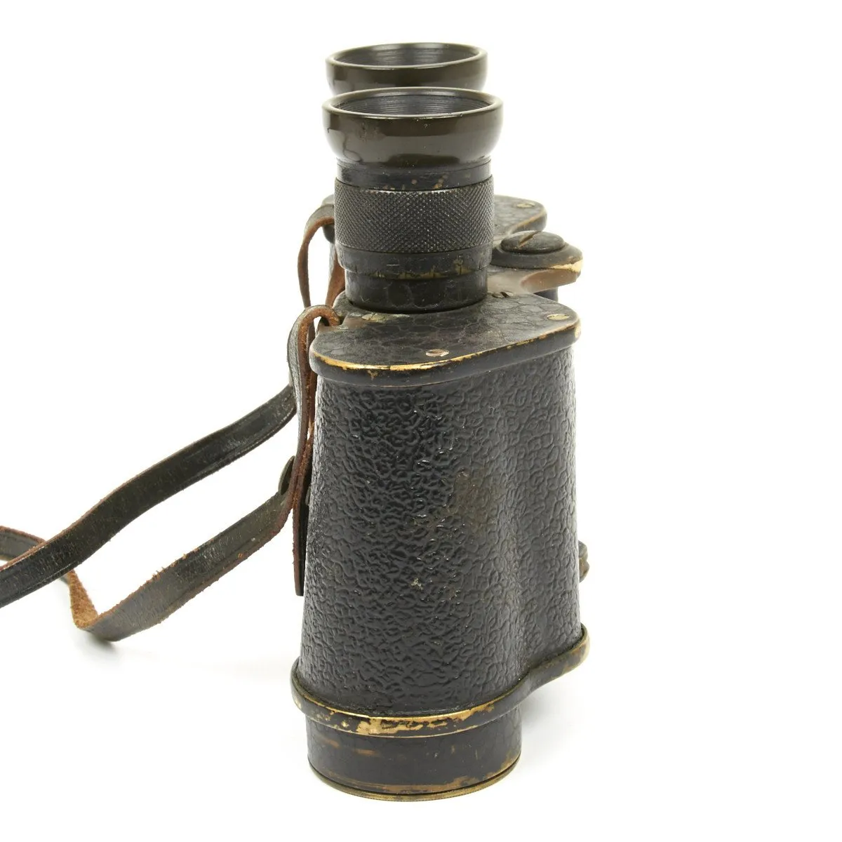 Original British WWI Officer Binoculars in Leather Case