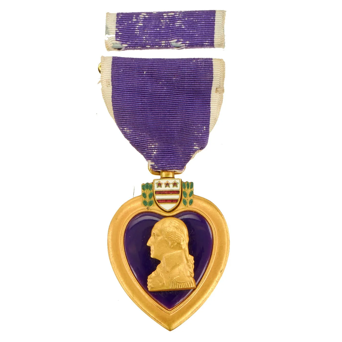 Original U.S. WWII Engraved Named Purple Heart Medal