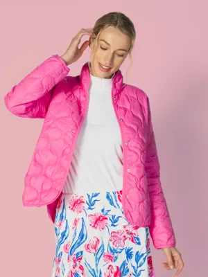 Padded Jacket In Hot Pink