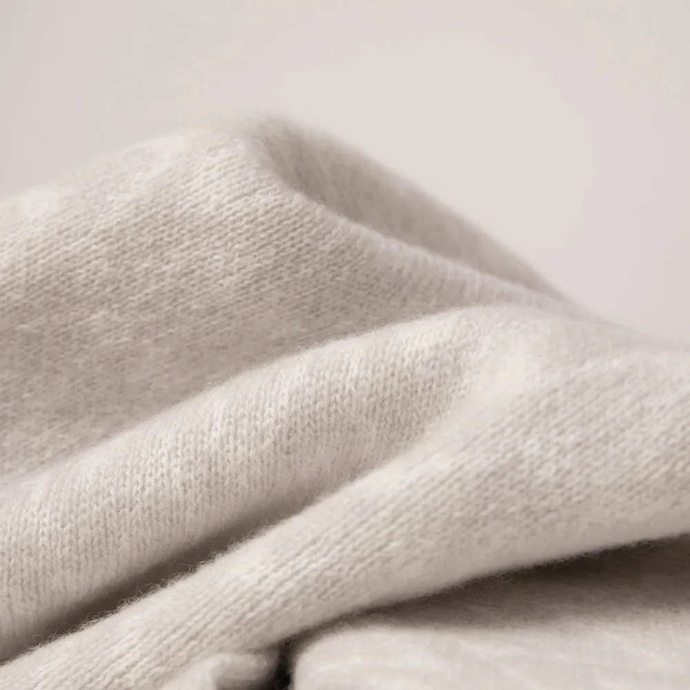 Personalised Cashmere Baby Blanket - Whisper Grey