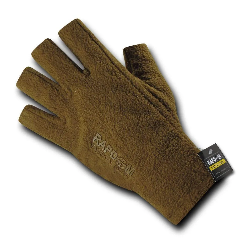 Polar Fleece Half Finger Winter Outdoor Military Patrol Army Gloves