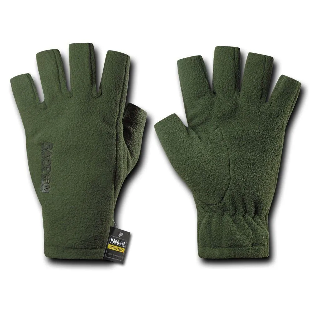 Polar Fleece Half Finger Winter Outdoor Military Patrol Army Gloves