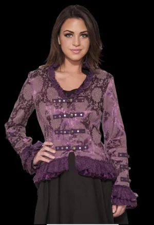 "Gothic Ghostly Jacket in Purple" HD Hollywood Costume