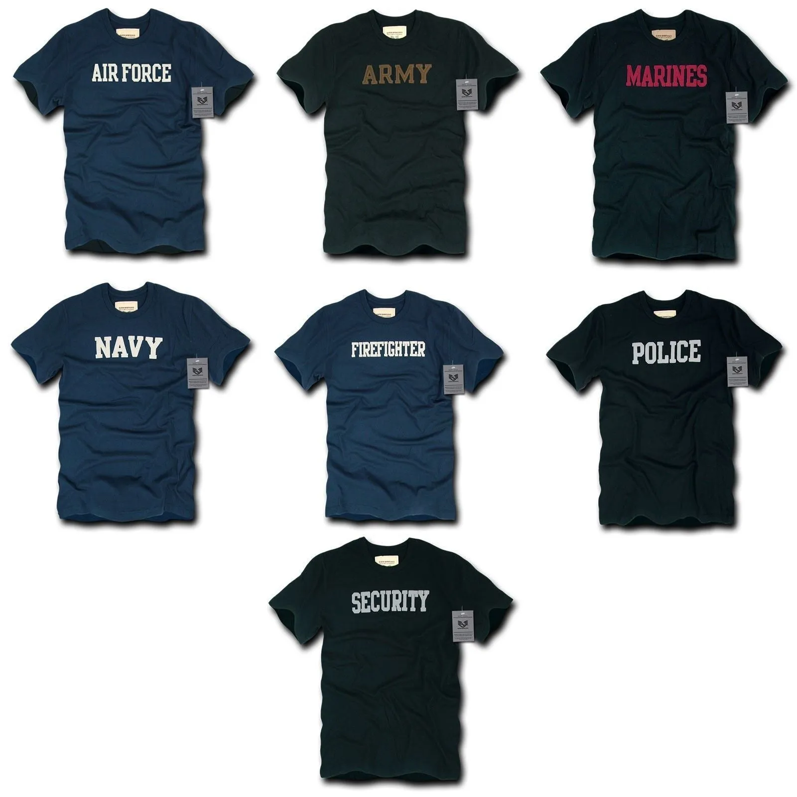 Rapid Dominance Military Law Enforcement Air Force Navy Army Marines Police Security T-Shirts