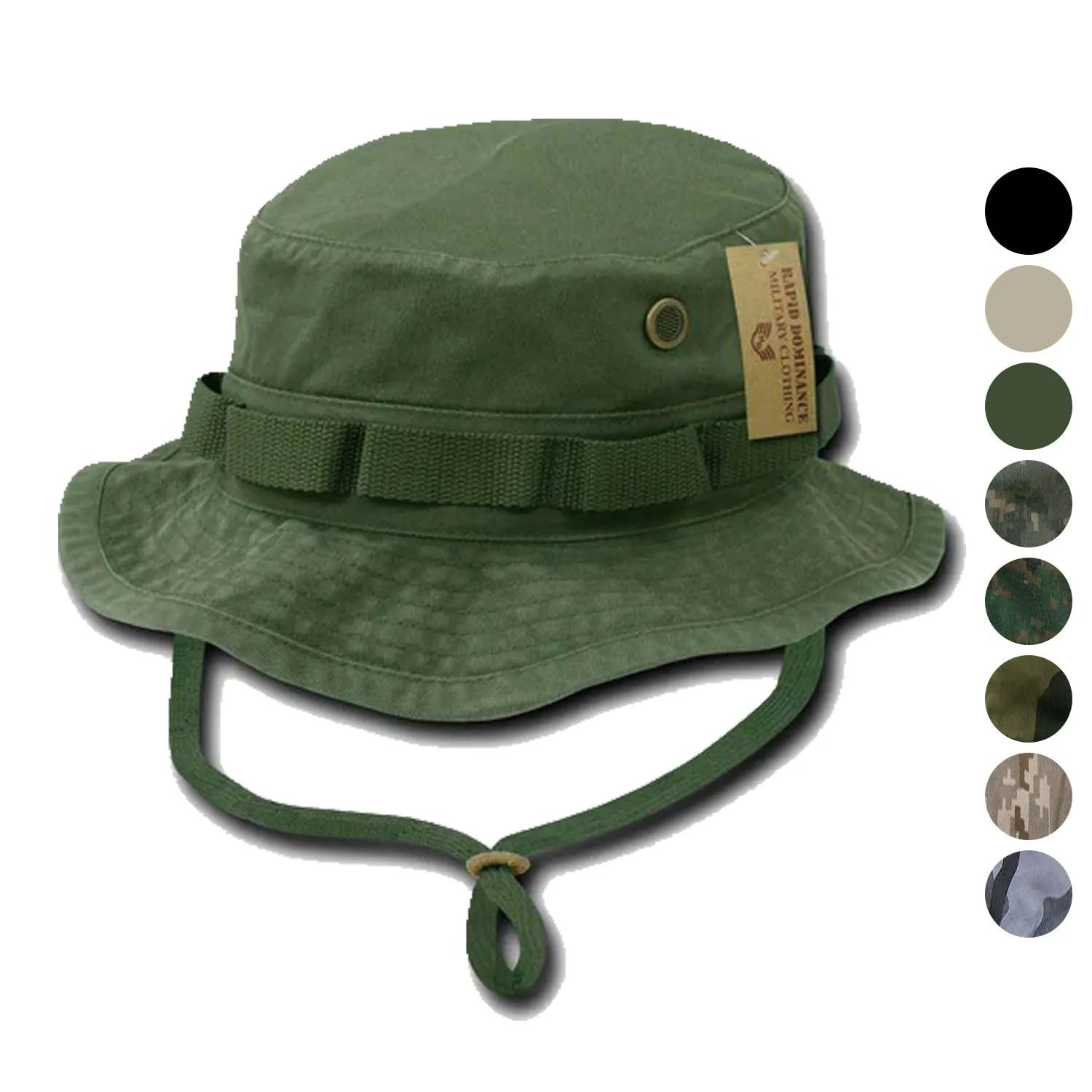 Rapid Dominance Ripstop Boonies Bucket Military Fishing Hunting Cotton Hats Caps