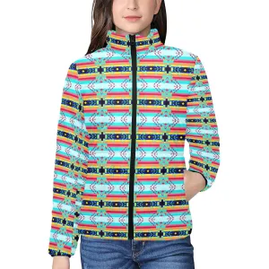 Sacred Spring Women's Stand Collar Padded Jacket