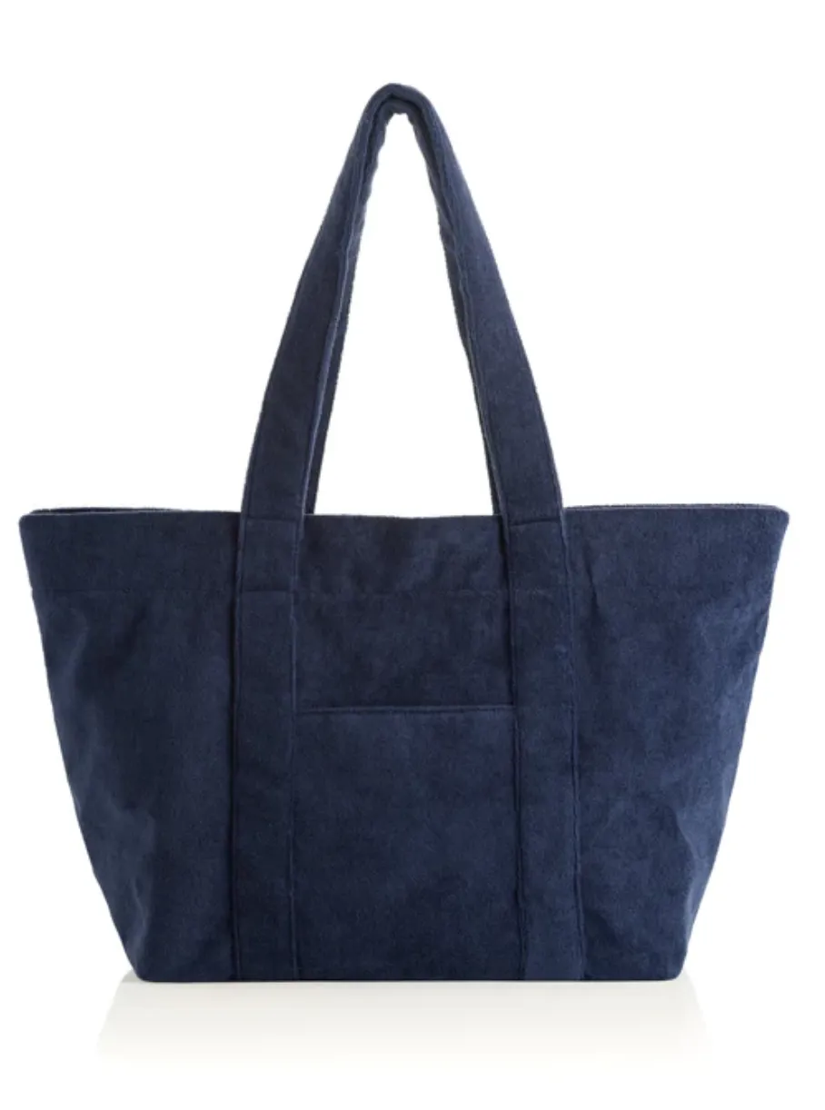 Sol Terry Tote - Navy