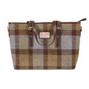 Spey Harris Tweed Tote Bag Macleod Tartan