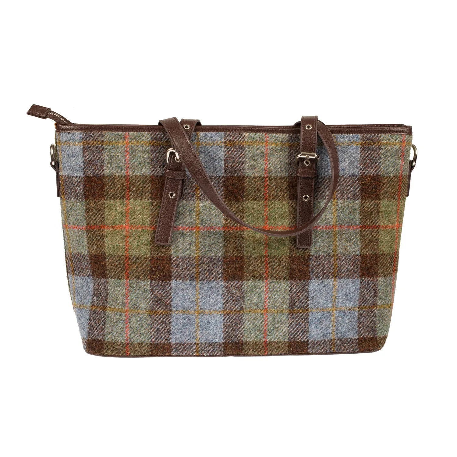 Spey Harris Tweed Tote Bag Macleod Tartan