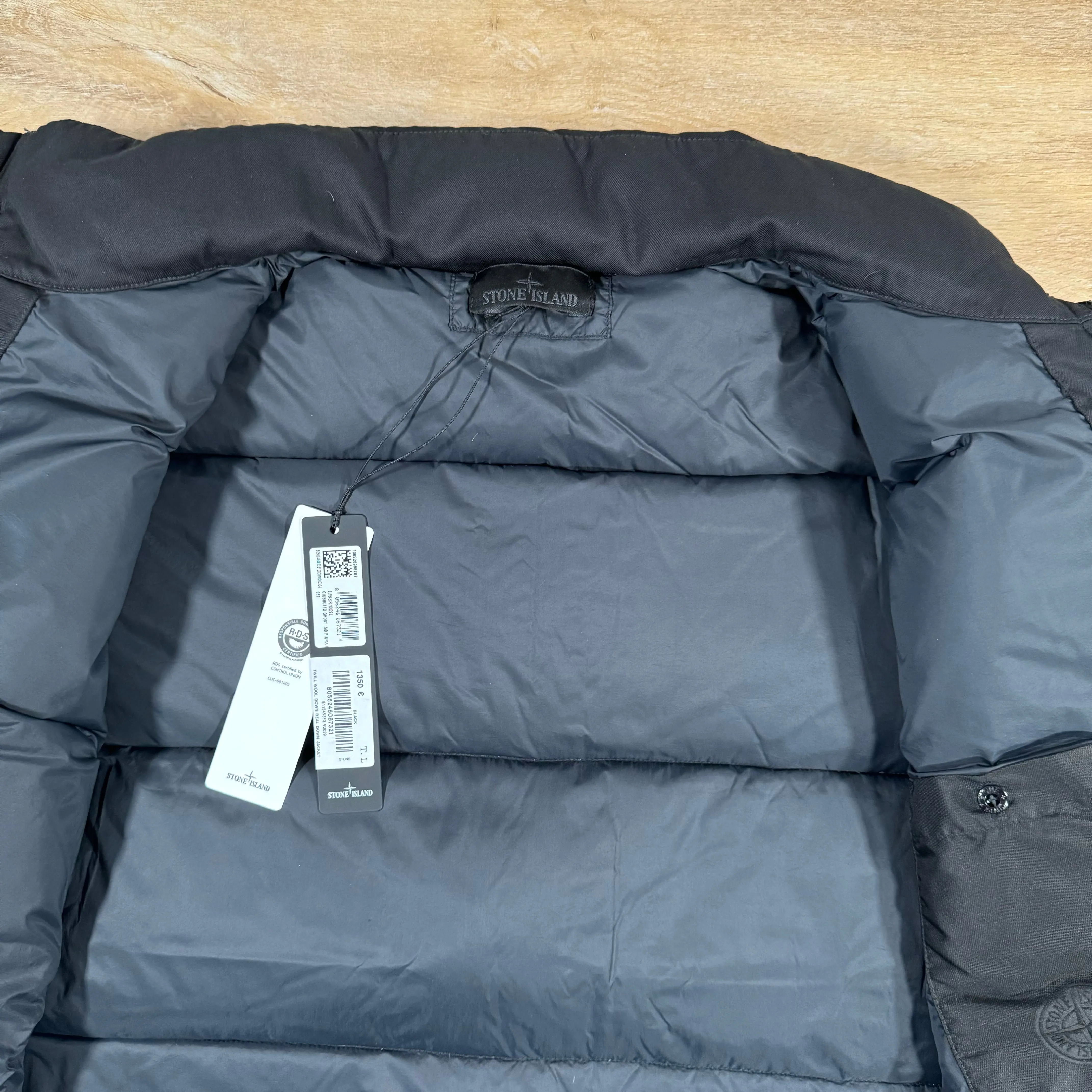 Stone Island Down-TC Ghost Jacket in Black