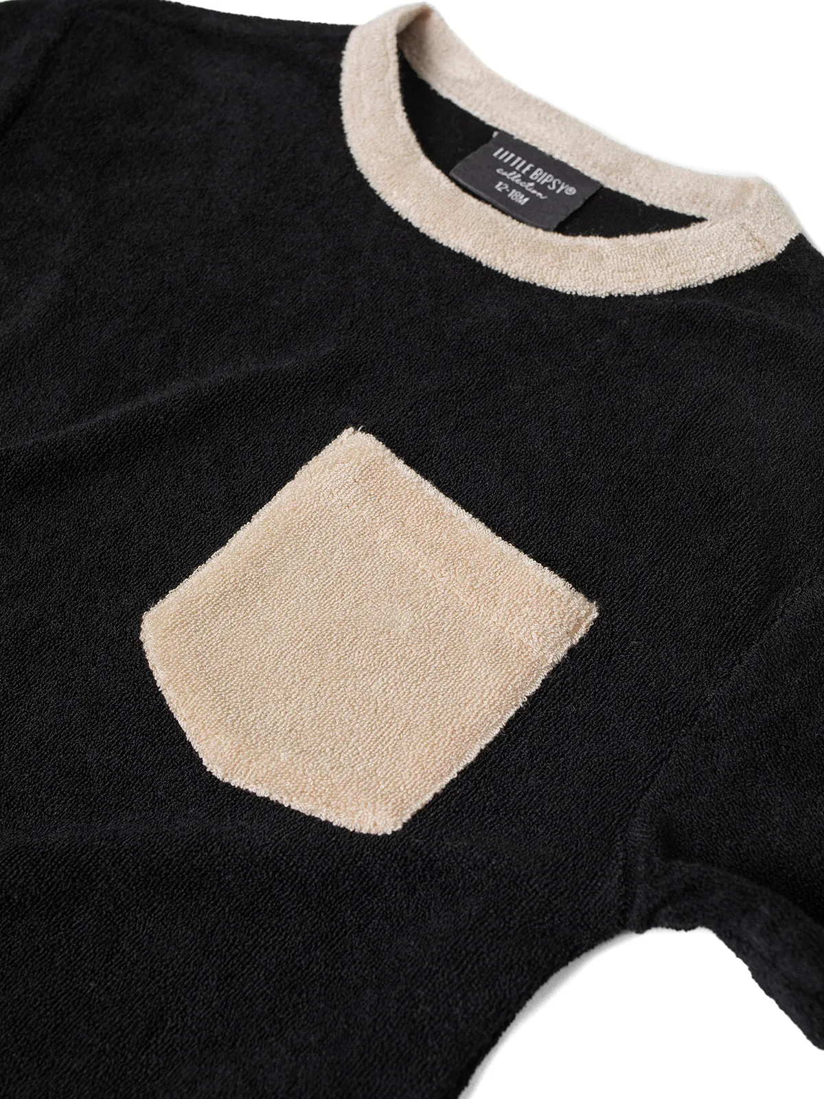 Terry Cloth Tee - Black