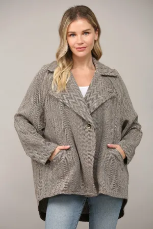 Tweed Oversize Coat