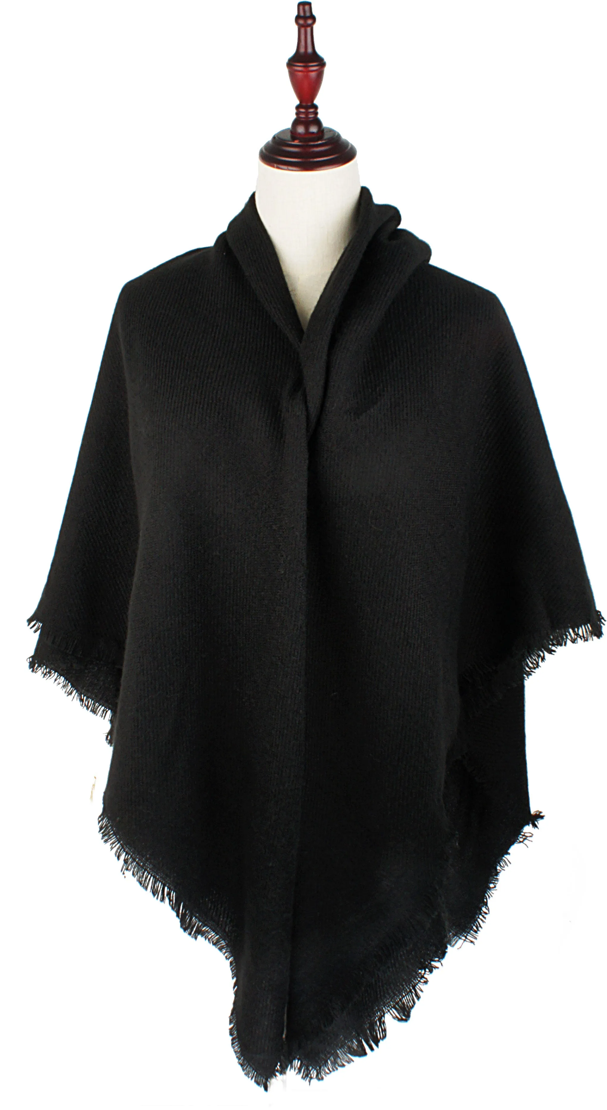 VIVIAN & VINCENT Soft Classic Luxurious Blanket Solid Color Square Scarf Wrap